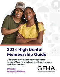 2024 GEHA Onboarding guide cover for high dental