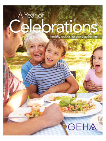 This is a thumbnail image of the cover of GEHA's "A Year of Celebrations" e-book.