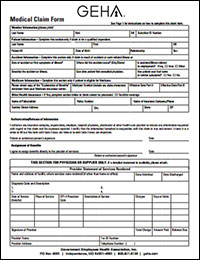 medical claim form geha geha out of network claim form