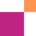 pink and orange squares