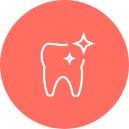 shimmering tooth