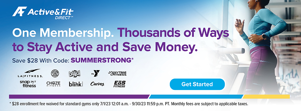 One membership. Thousands of ways to stay active and save money